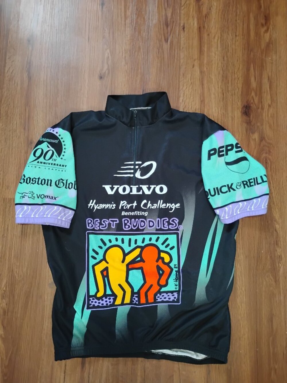 Vomax Volvo Hyannis Port Challenge Keith Haring Best Buddies Cycling Jersey